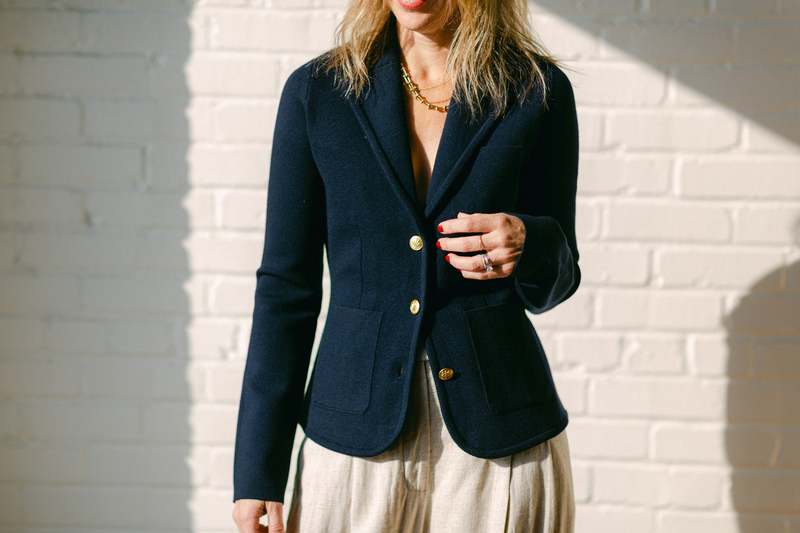 rag & bone Elle Blazer サイズ0 青系