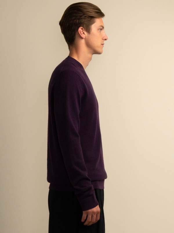 dark purple sweater men's