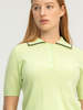 PURECASHMERE NYC Polo Shortsleeve - Light Green - Thumbnail 3