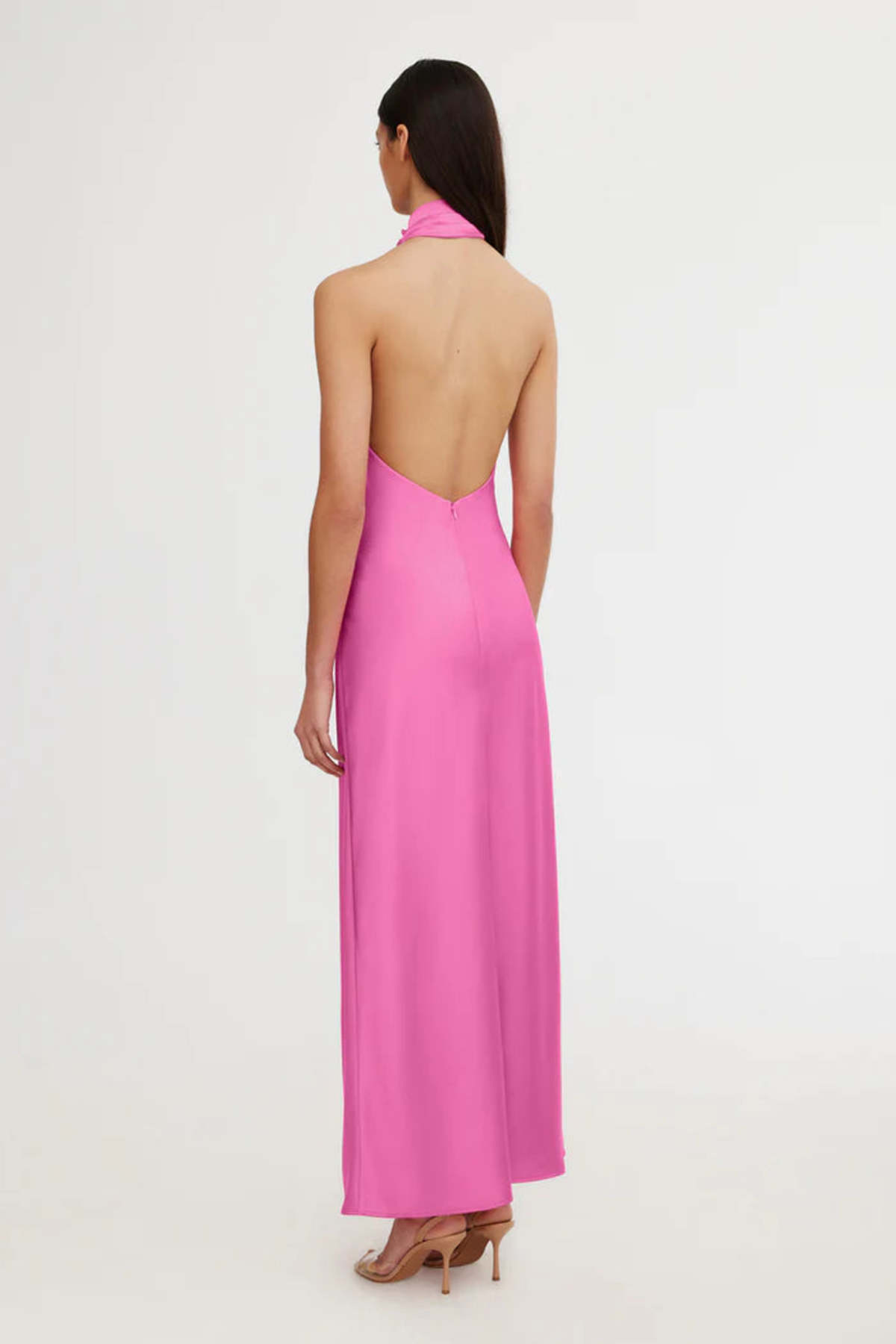 significant other darcy backless halter dresses Cipriana Backless Halter Maxi Dress Sequin Blue main image 1