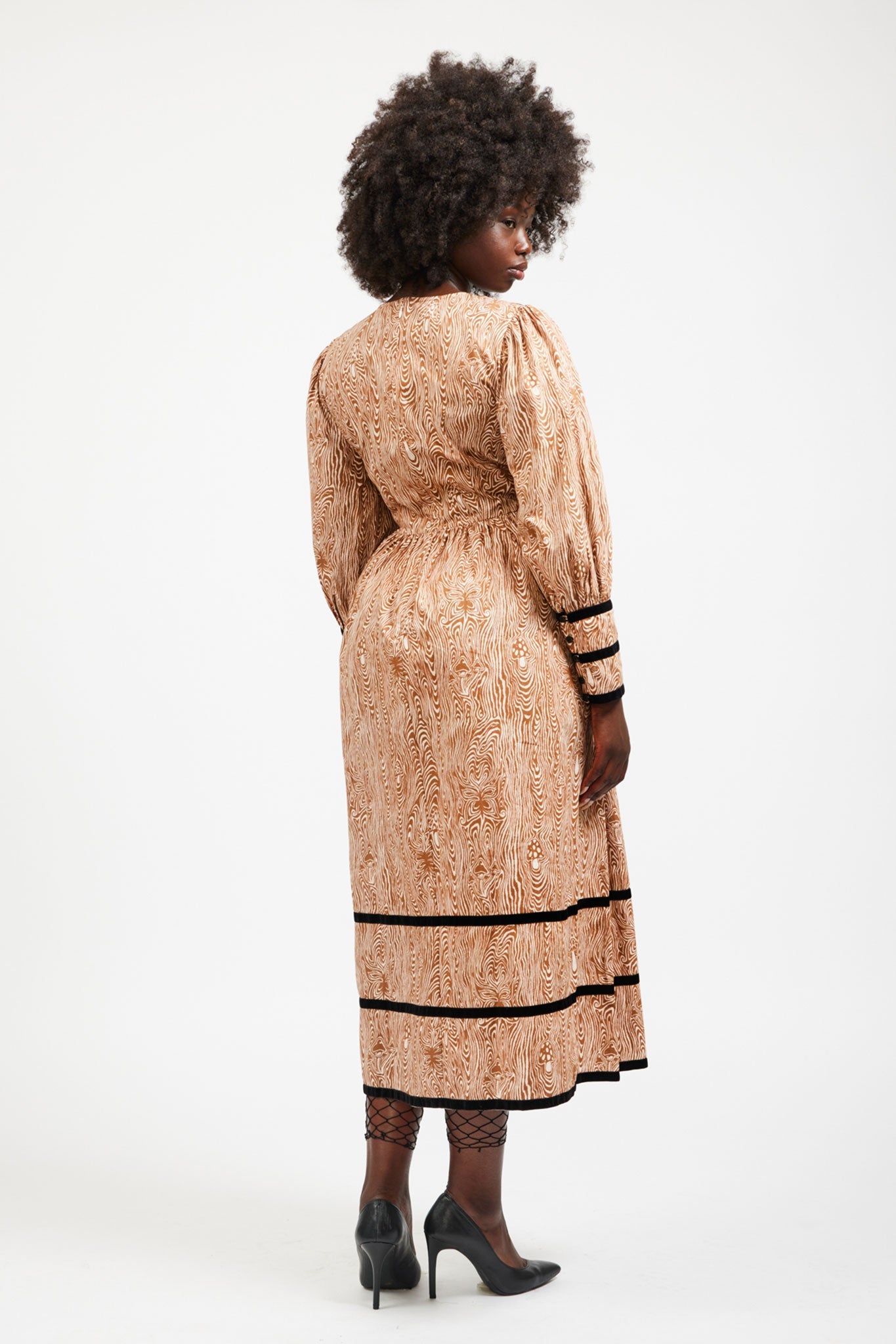 BATSHEVA Clemmie Dress Woodgrain Fantasy Garmentory