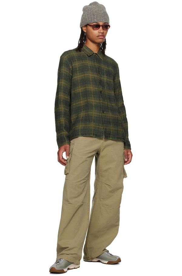 Our Legacy Green Box Shirt - Mirage Wax Check | Garmentory