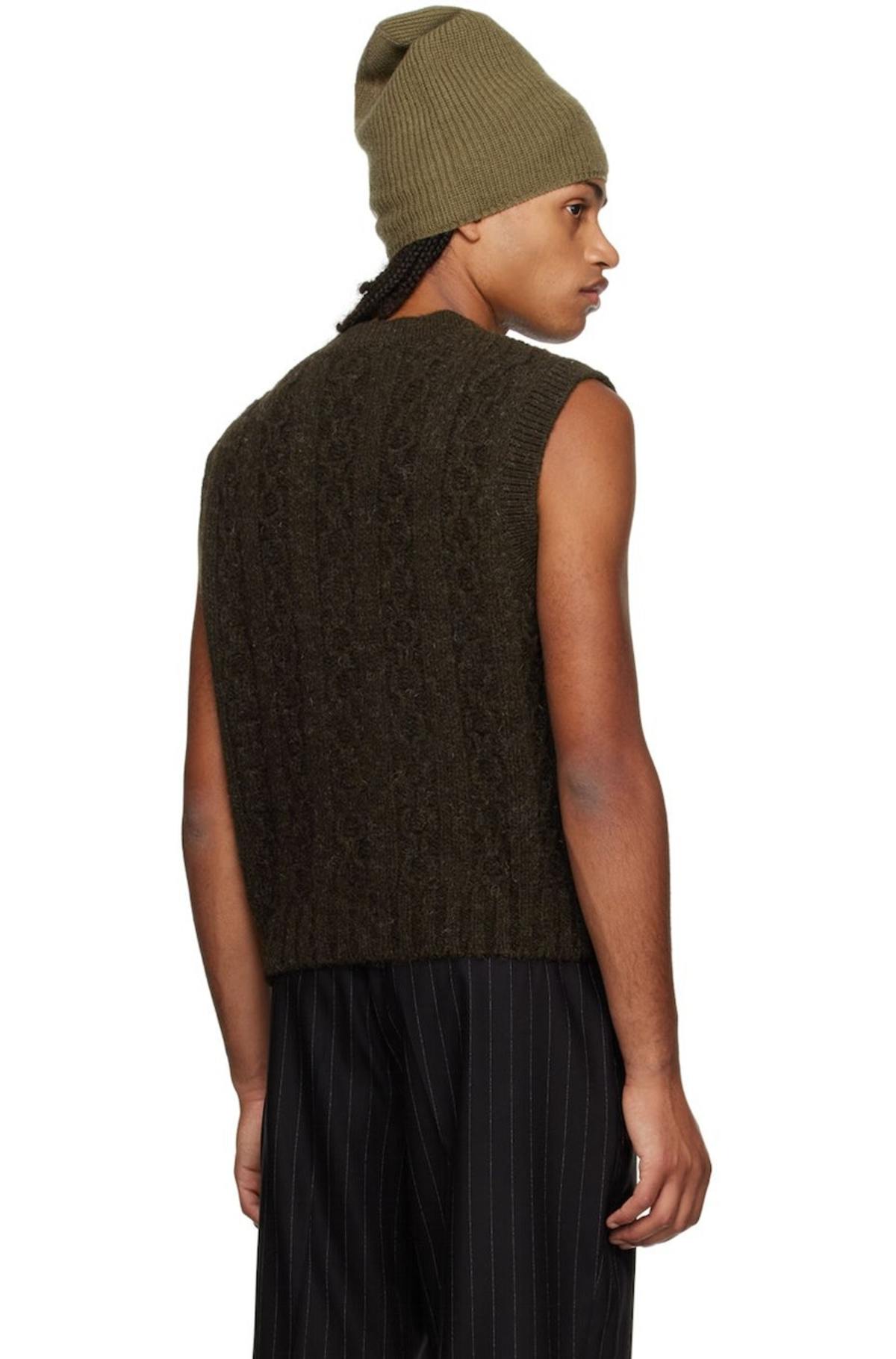 Our Legacy Brown Rugrat Vest - Welsh Black | Garmentory
