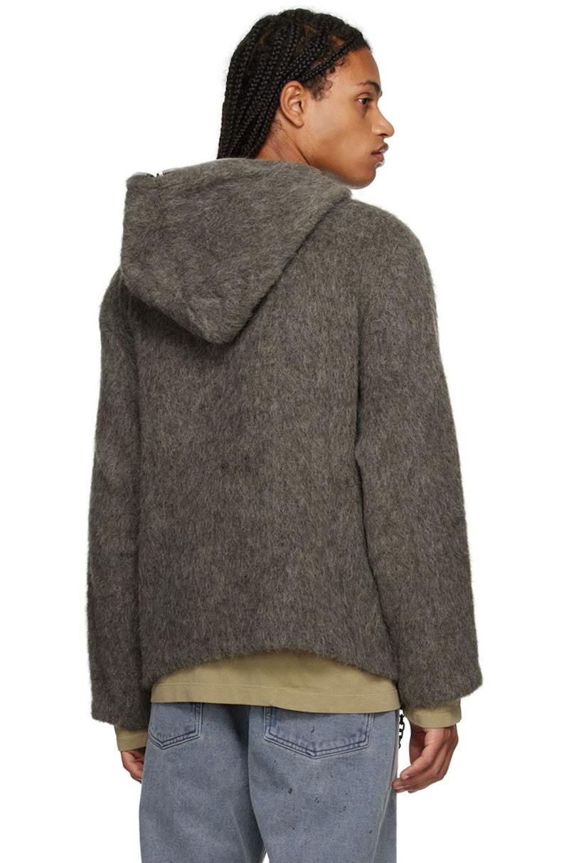 に*ん様 OUR LEGACY FULL ZIP HOOD Grey 48 Full Zip Hood