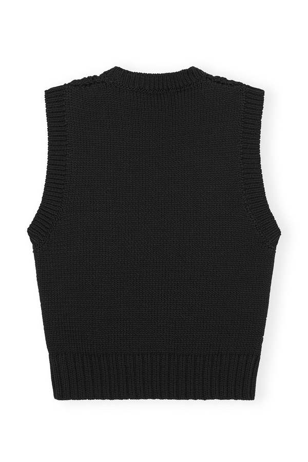 Ganni Cotton Rope Vest | Garmentory