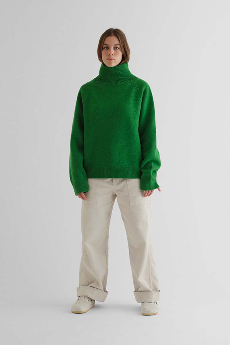 Jo Gordon Felted Jumper - Turmeric/Pagoda/POPPY