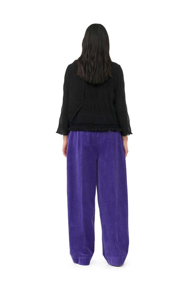 【同梱不可】 Pleated Ganni Georgette Garmentory | Blouse Scarf トップス