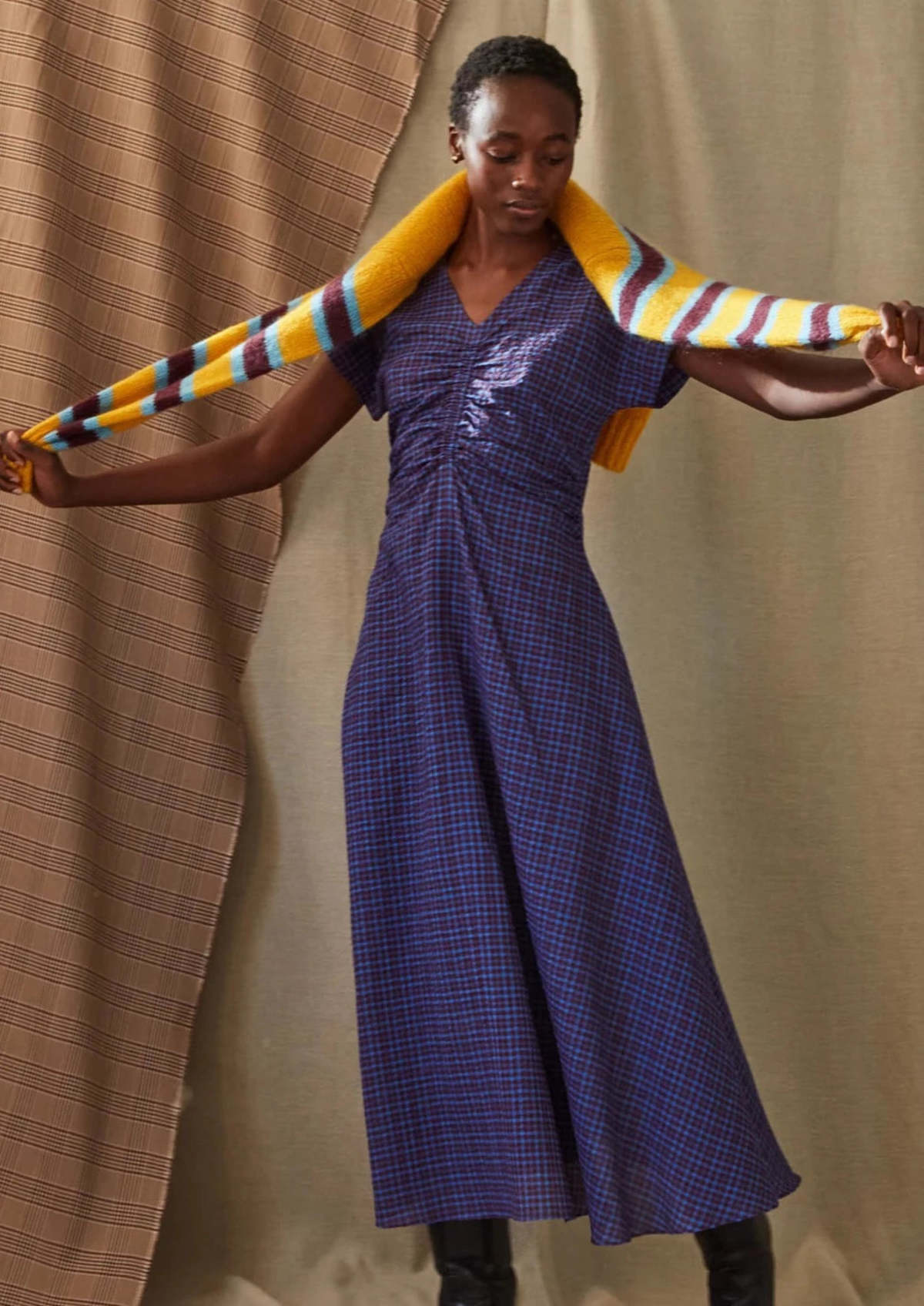 Caron Callahan Veda Dress - Cerulean | Garmentory