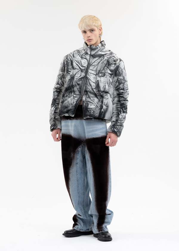 Y/project Jacket - White/Compact Print | Garmentory