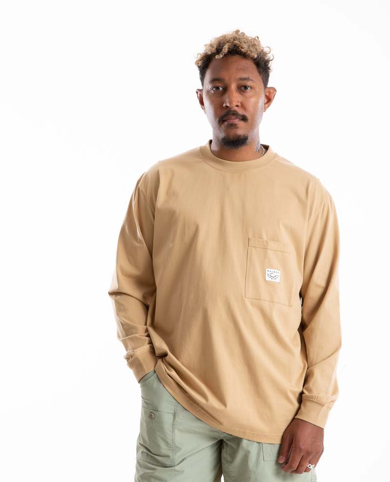 MALBON ♥ Marina LS T-shirt/ 追跡付 Malbon Golf T-Shirt - Marina LS Tee - Black SS25