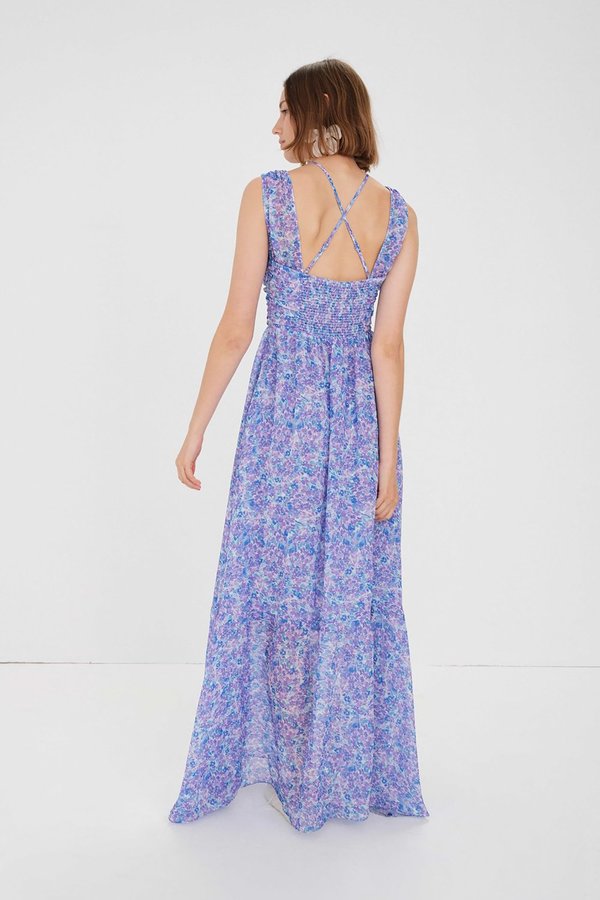 For Love & Lemons Mindy Maxi Dress - Purple | Garmentory