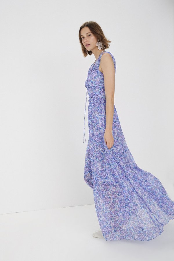 For Love & Lemons Mindy Maxi Dress - Purple | Garmentory