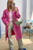 House of Sunny The Studio Overcoat - Azalea - Thumbnail 38