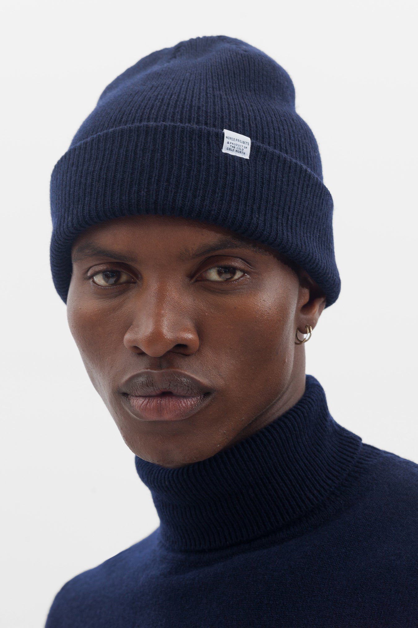 【新品未使用】2025AW MERINO WOOL KNIT ダークネイビー　L Norse Projects Merino Lambswool Beanie - Dark Navy | Garmentory