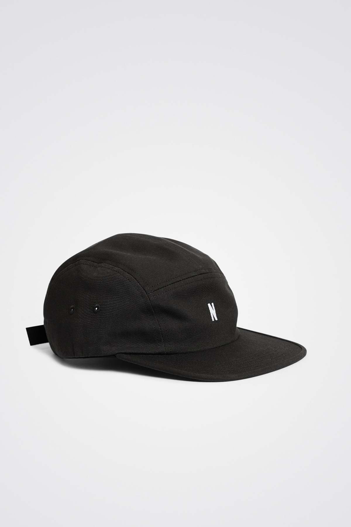 Norse Projects Twill 5 Panel Cap in Beech Green