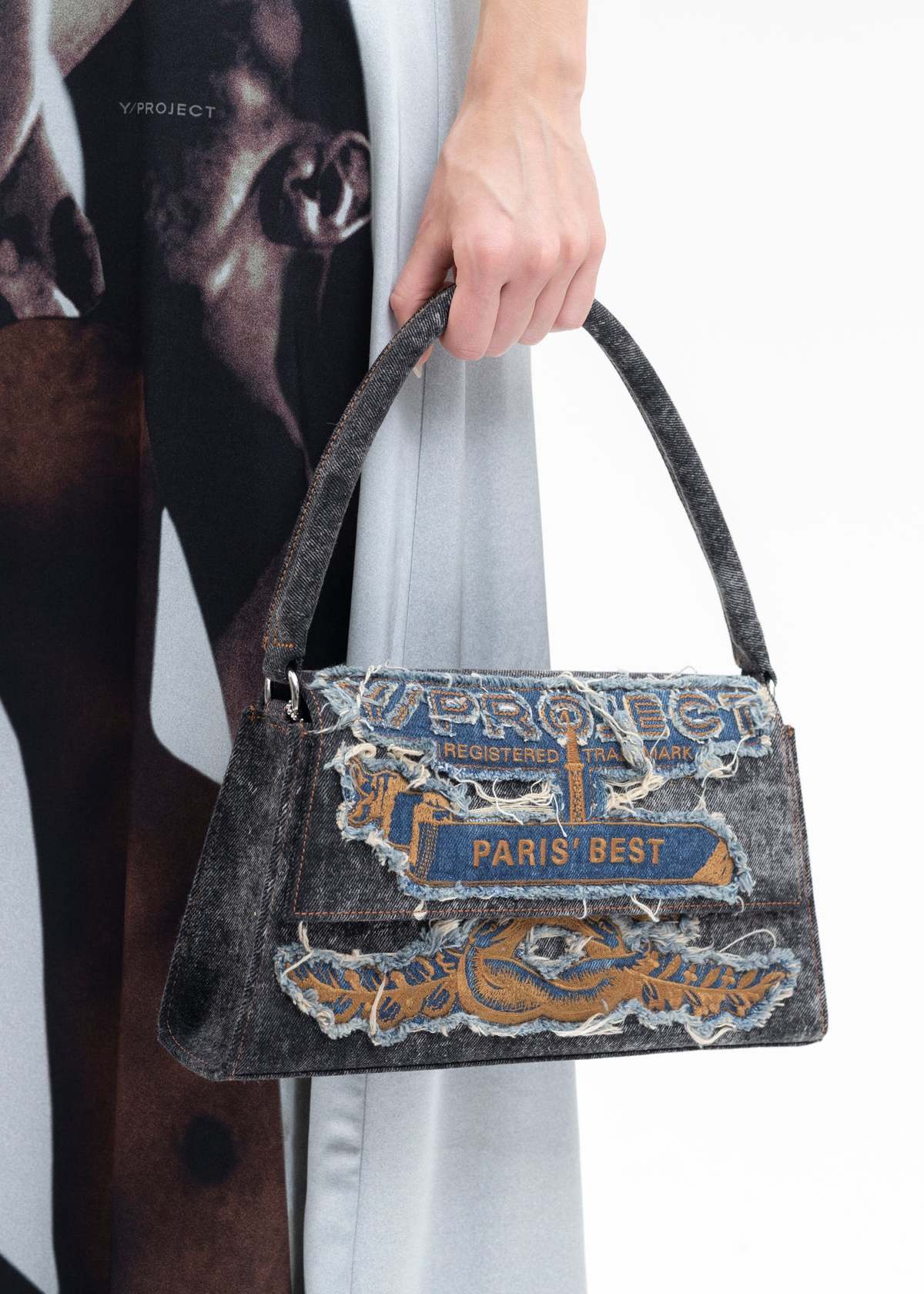 バッグ y/project paris best shoulder bag Y/project Paris' Best Shoulder Bag - Black/Blue | Garmentory