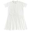 Ali Golden Collared Dress - White - Thumbnail 4
