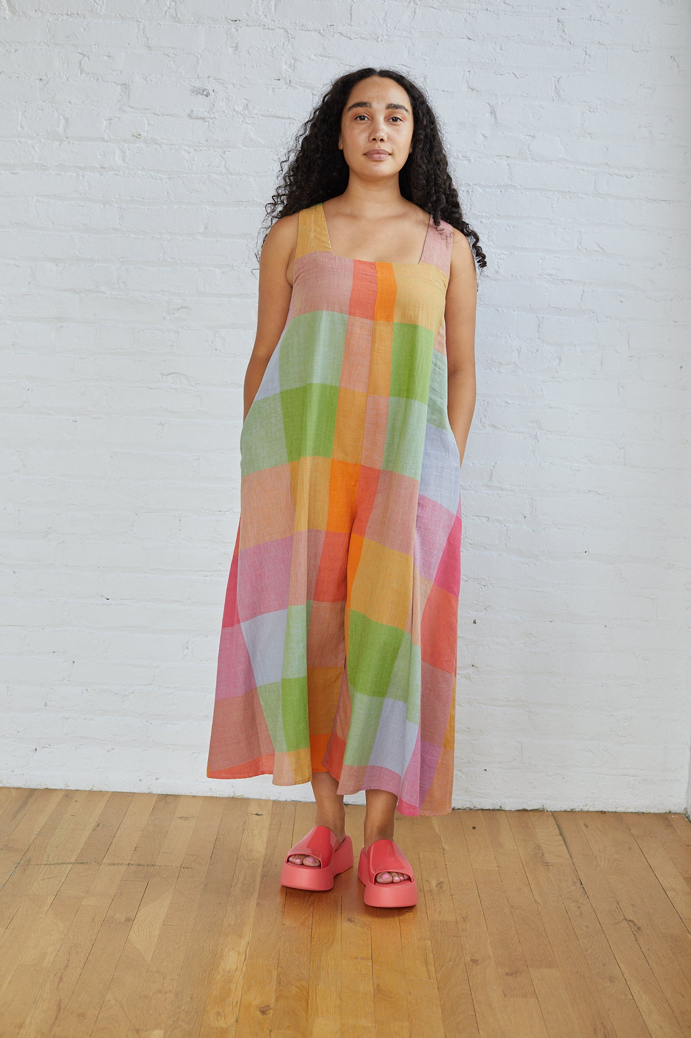 RUJUTA SHETH All Day Jumper - Jupiter Chex | Garmentory