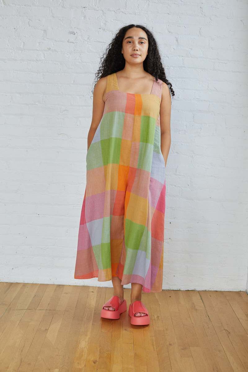 RUJUTA SHETH All Day Jumper - Jupiter Chex | Garmentory
