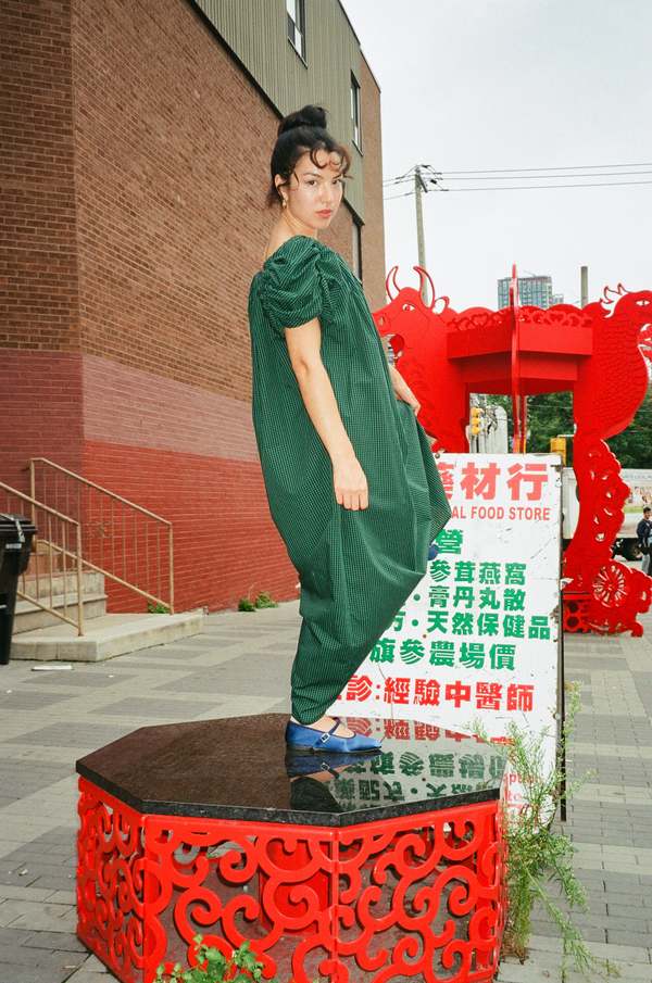 Naya Rea Lilou Dress - Green Check | Garmentory