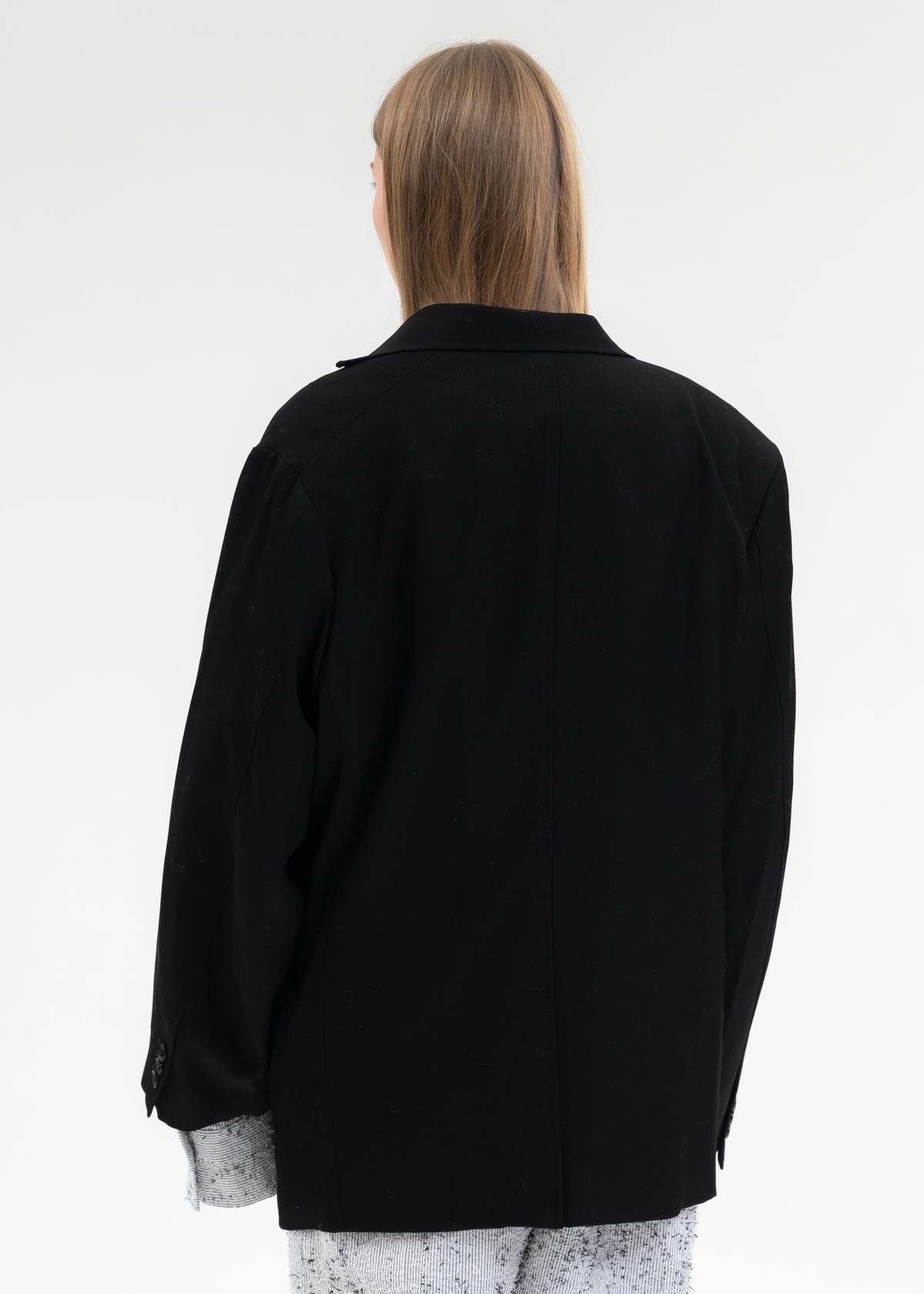 Doublet HALF LOOSE TAILORED JACKET - BLACK | Garmentory