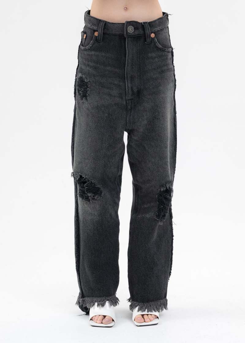 パンツ doublet x1.5 Resized Denim Pants S BLACK-x1-5-RESIZED-DENIM-PANTS