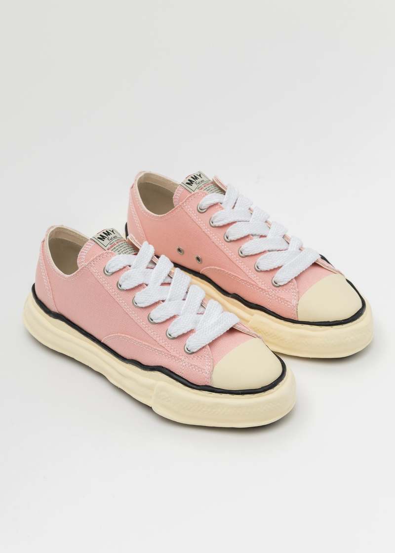 Mihara Yasuhiro OG Sole Vintage Colour Canvas Low-Top Sneaker Pink