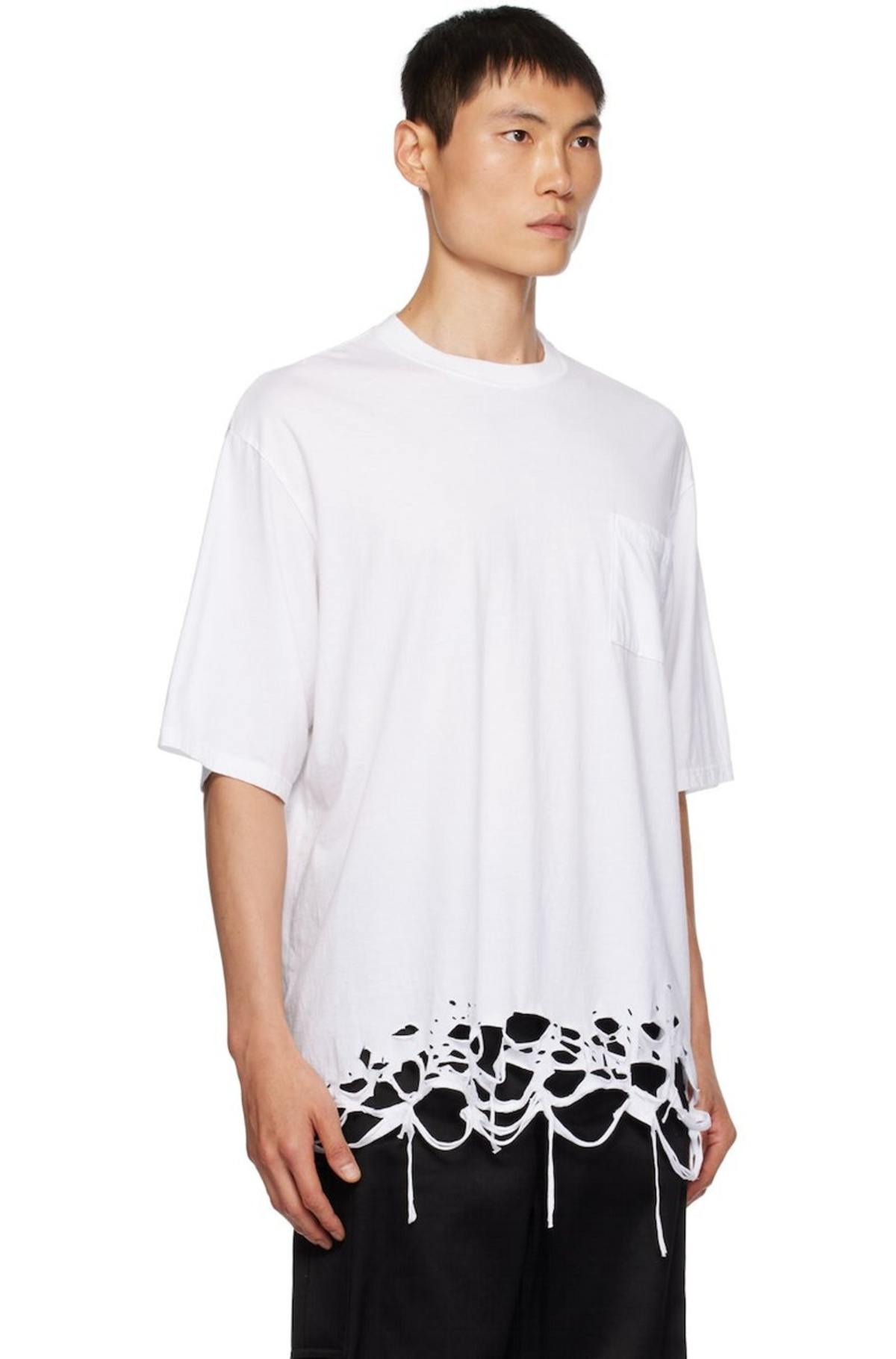 Undercover Ripped T-Shirt - White | Garmentory