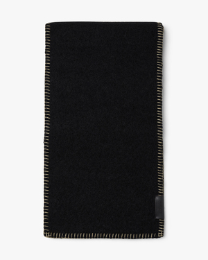 Lemaire Cocotte Fluffy Scarf - Black/Green Beige | Garmentory