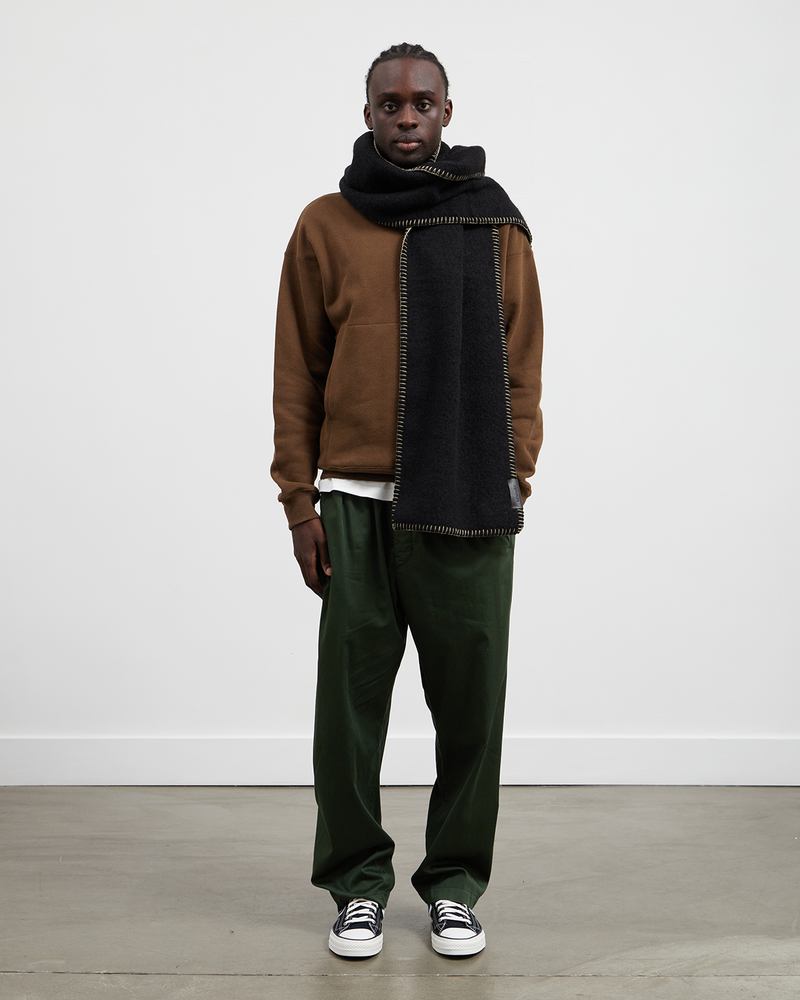 Lemaire Cocotte Scarf 黒 LEMAIRE Black Cocotte Scarf Lemaire