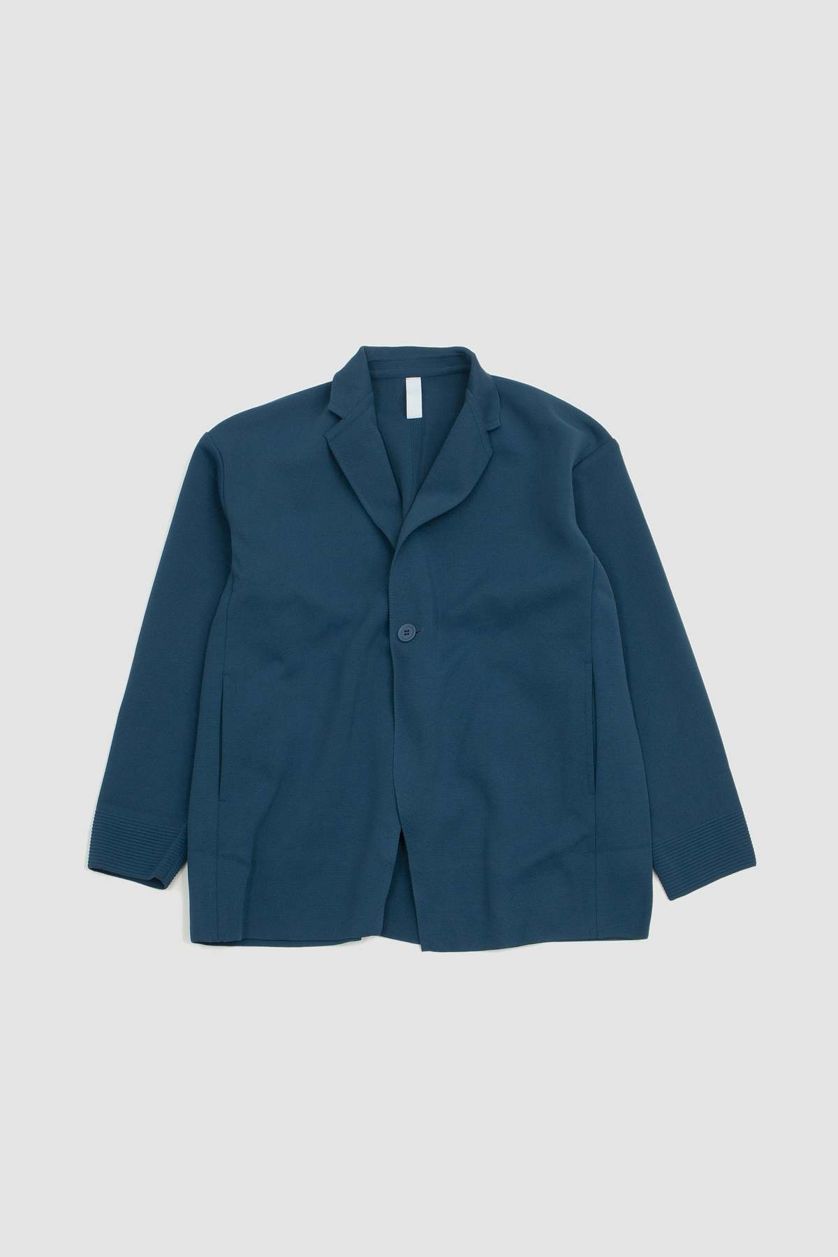 CFCL Milan Rib Boxy Tailored Jacket - Marine Blue | Garmentory