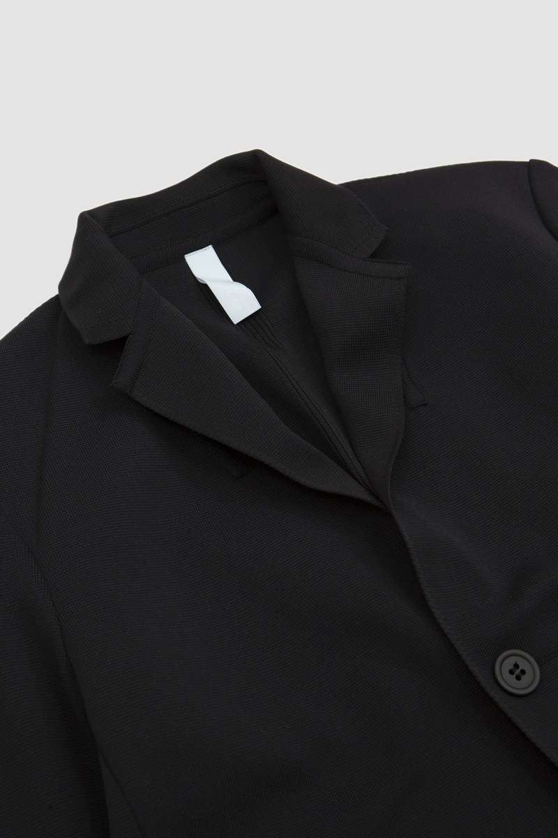 CFCL Milan Rib Tailored Jacket - Black | Garmentory