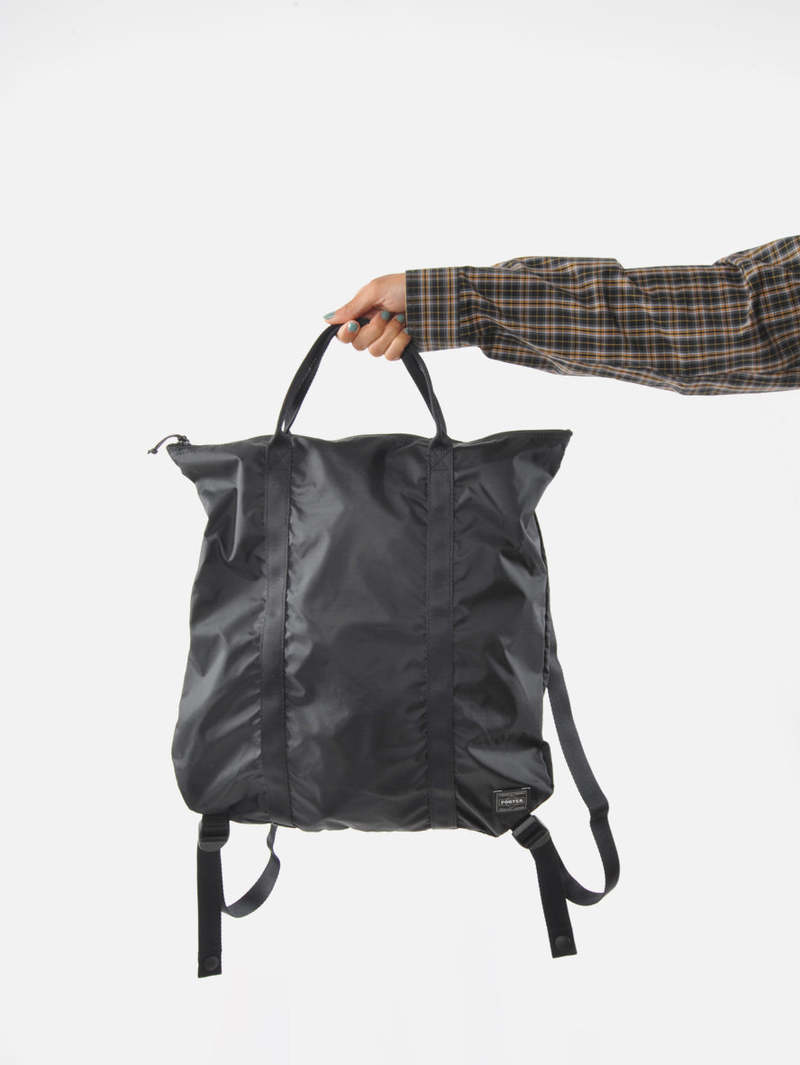 Porter Two Way Flex Tote Bag - Black | Garmentory