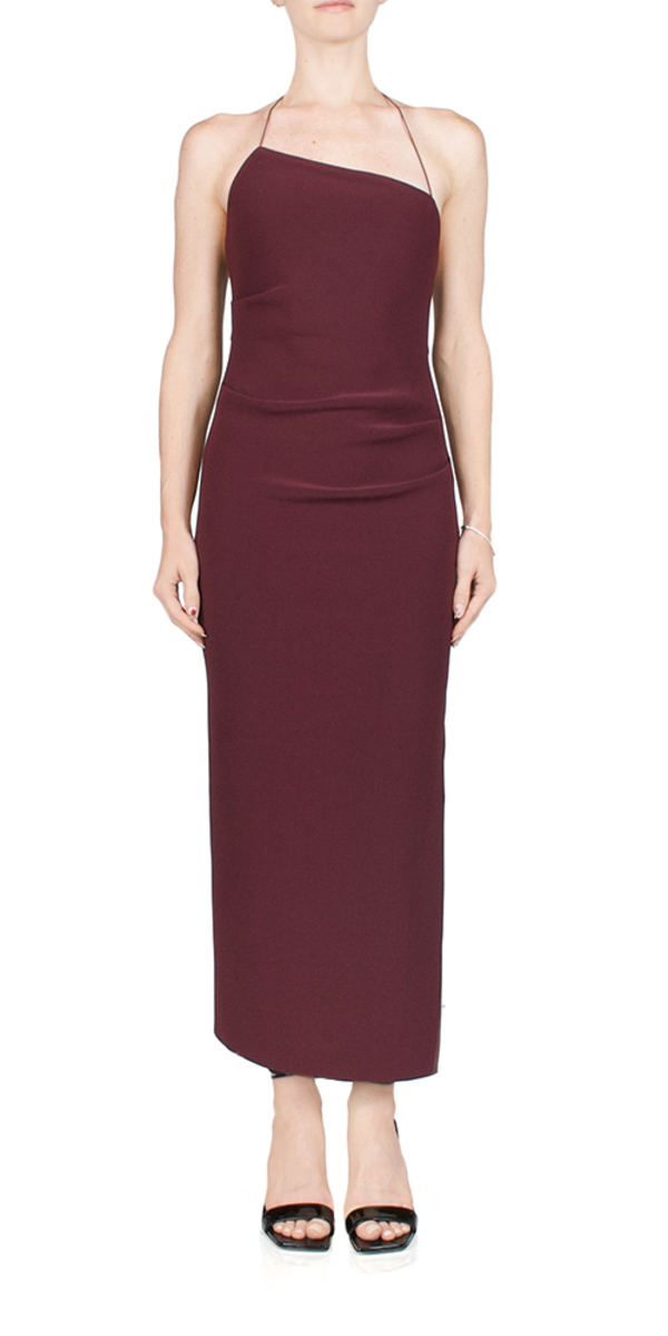 bec and bridge burgundy dress Leora TUCK MAXI Dress in Vanilla Bean main image 1