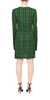 Priscavera Long Sleeve Mini Dress - Green Tartan - Thumbnail 3