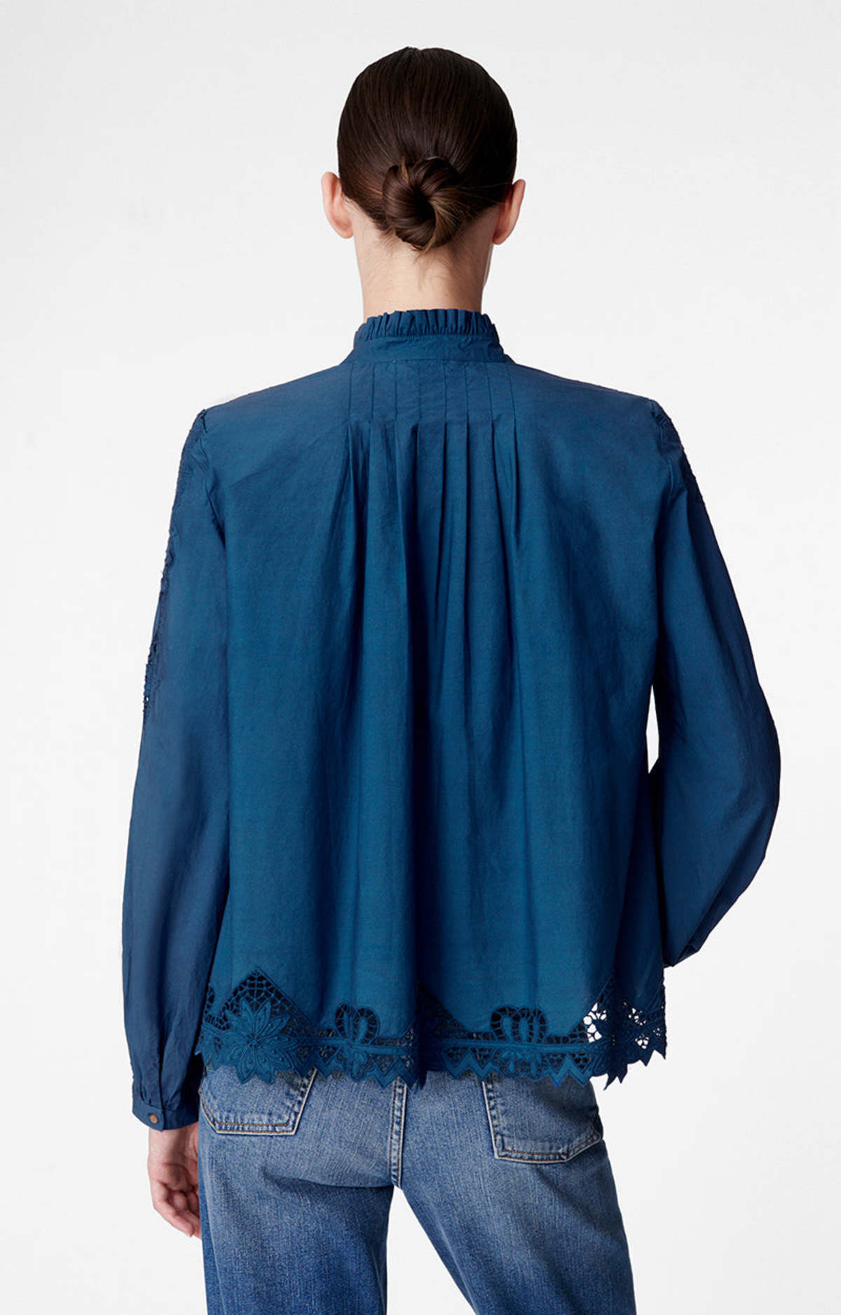 Vanessa Bruno Bay Blouse - Petrol Blue - Image 4 of 6