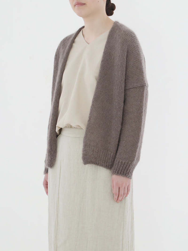 evam eva Silk/Mohair Cardigan | Garmentory