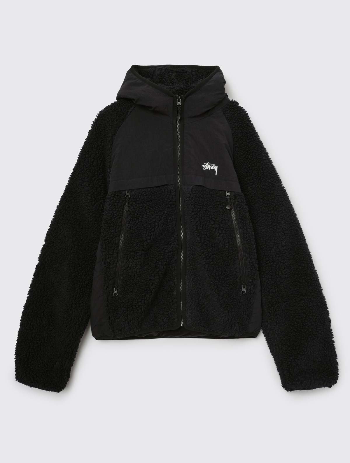 Sherpa Paneled Hooded Jacket Garmentory