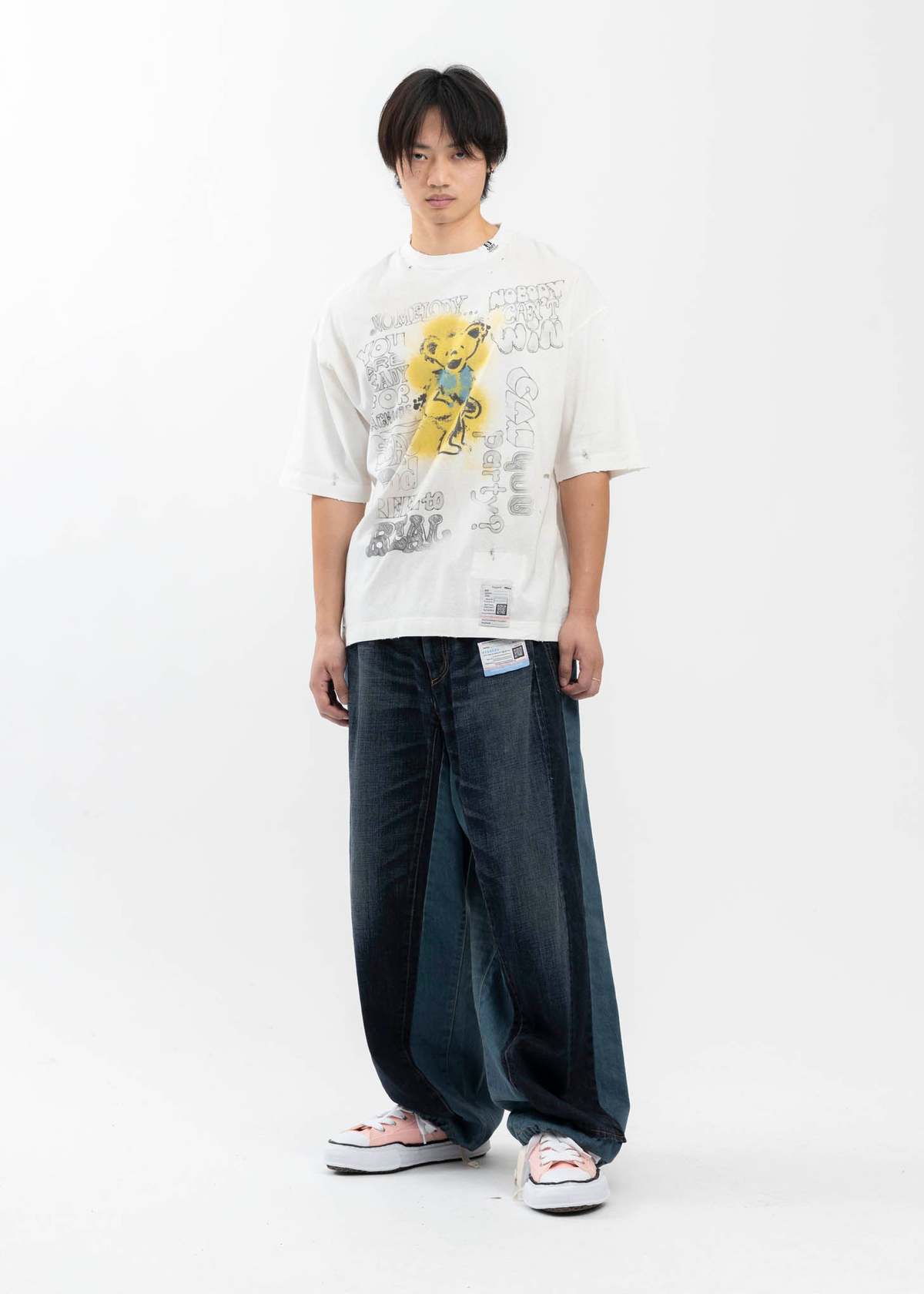 Mihara Yasuhiro Embeded Denim Trousers - Indigo | Garmentory Mihara Yasuhiro Embeded Denim Trousers - Indigo | Garmentory
