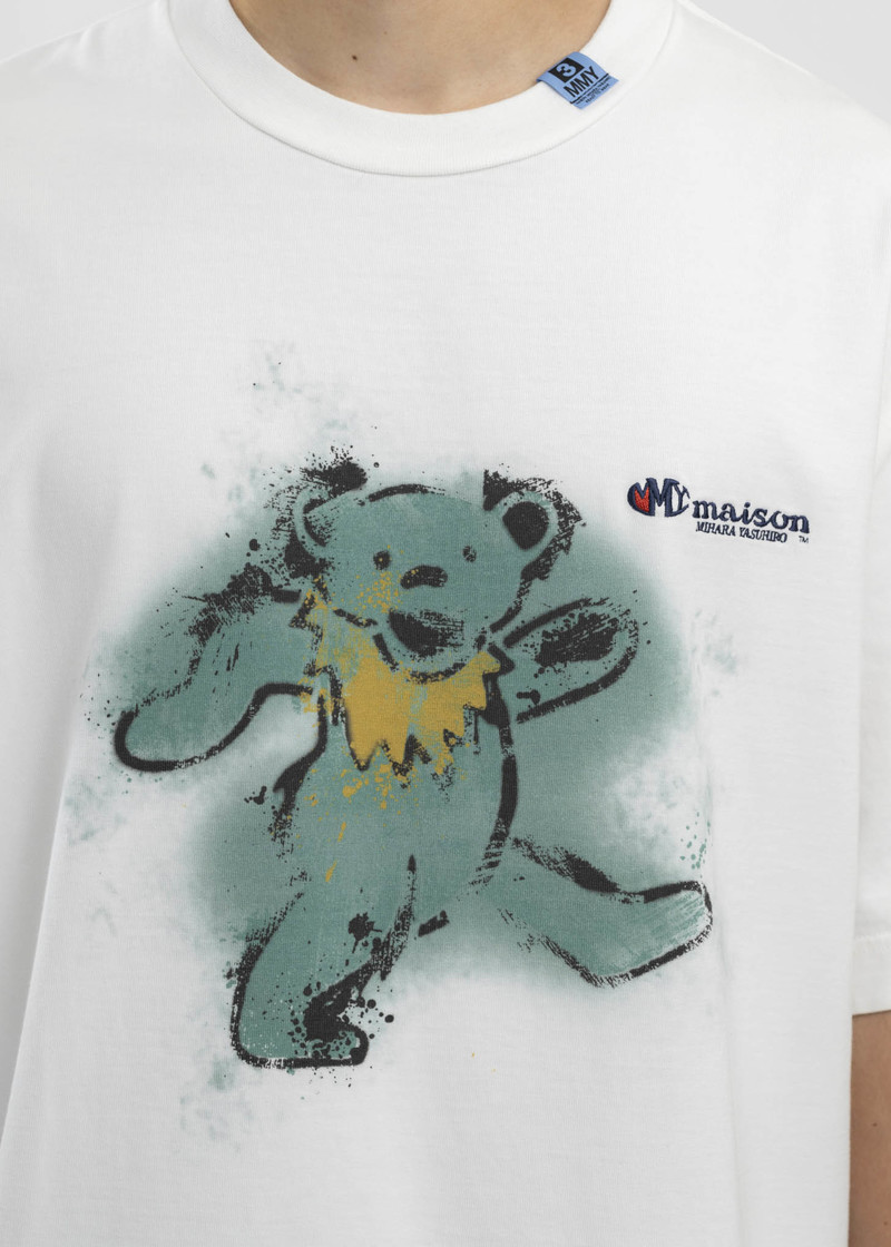 MIHARA YASUHIRO◇HOLLYWOOD PRINT T-SHIRT/Tシャツ/38/コットン