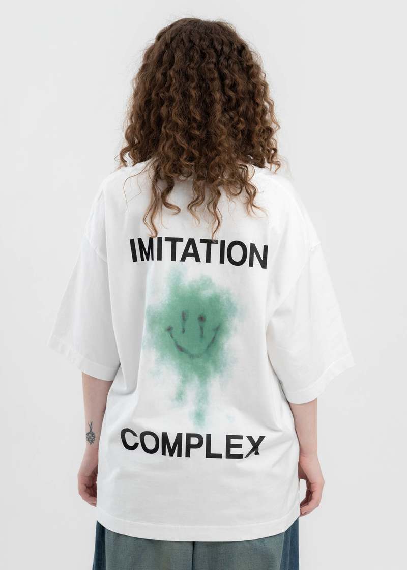 Mihara Yasuhiro Smily Face Printed Tee - White | Garmentory
