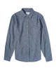 Portuguese Flannel Teca Shirt - Indigo - Thumbnail 1