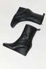 St Agni Wedge Boot - Black - Thumbnail 1