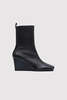St Agni Wedge Boot - Black - Thumbnail 3