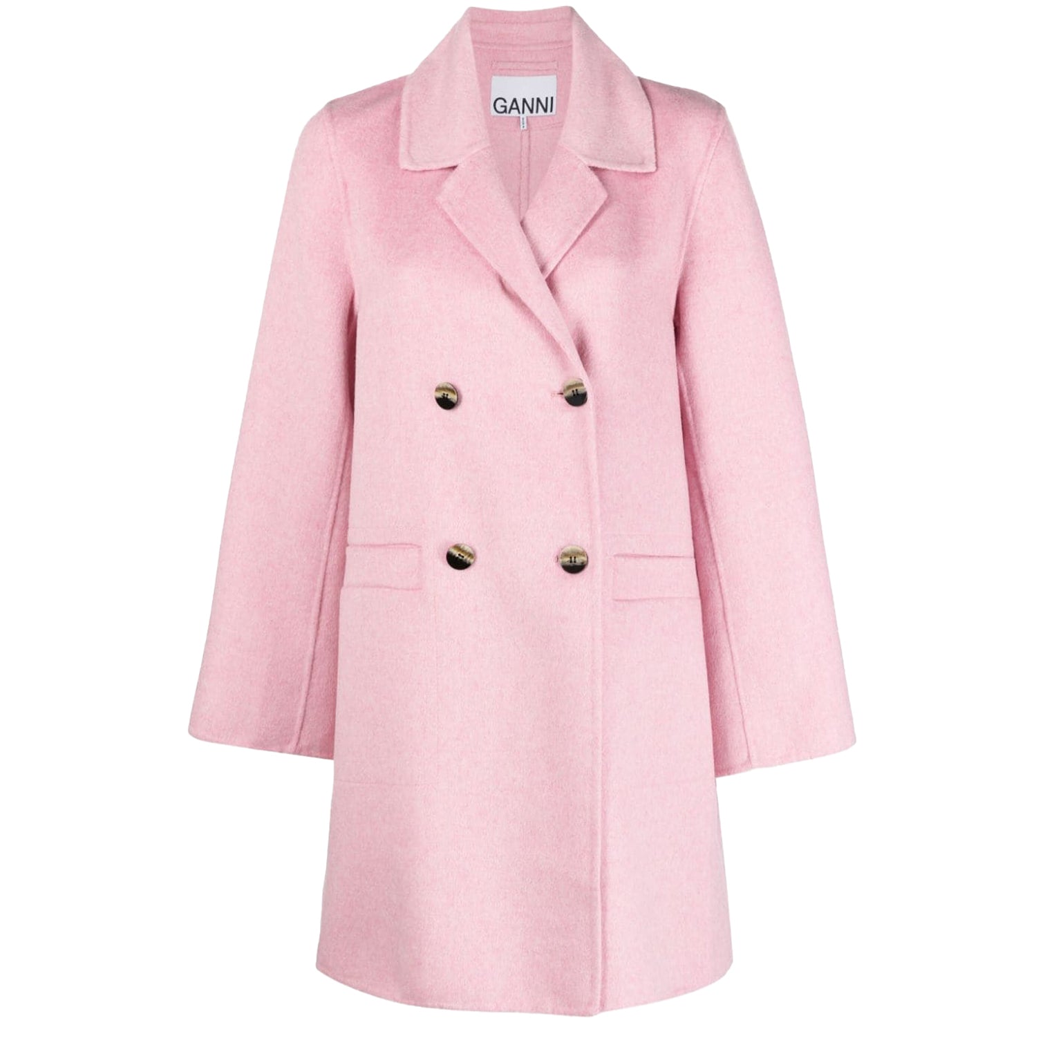 Ganni WOOL MIDI JACKET - ORCHID SMOKE | Garmentory