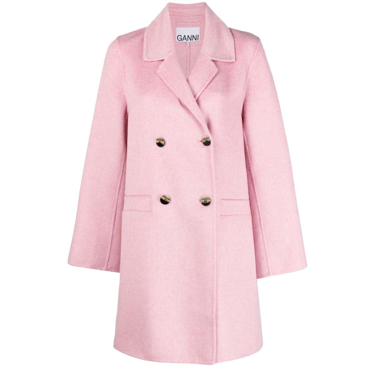 Ganni WOOL MIDI JACKET - ORCHID SMOKE | Garmentory