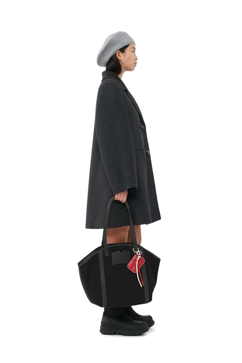 Ganni WOOL MIDI JACKET - ORCHID SMOKE | Garmentory