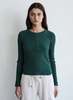 Stateside Luxe Thermal Slim Henley - Rainforest Green - Thumbnail 1