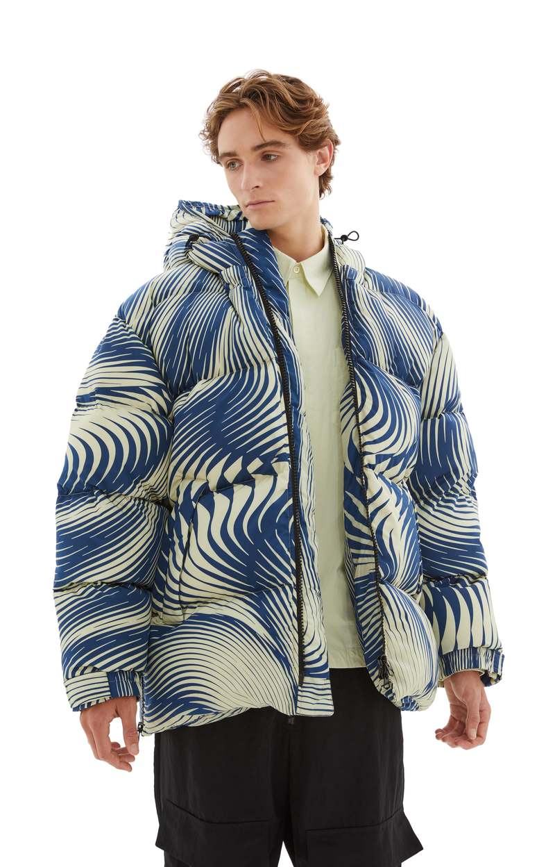 ジャケット・アウター DRIES VAN NOTEN parachute nylon jacket Dries Van Noten - Voly Jacket in Khaki - 251-010517-1426-606