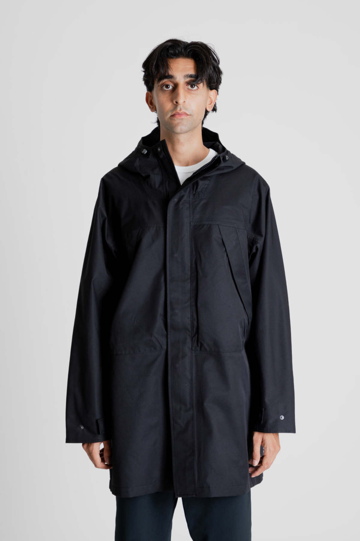ジャケット・アウター 2L GORE-TEX Hooded Coat nanamica Nanamica 2L GORE-TEX Hooded Coat - Black | Garmentory